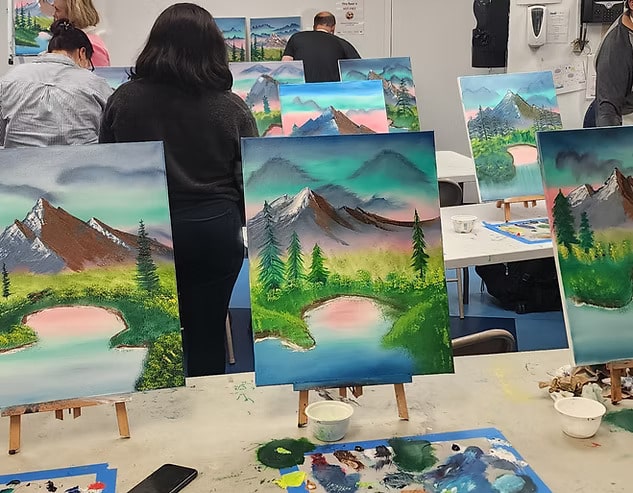 Wes Day Paints oil paint class