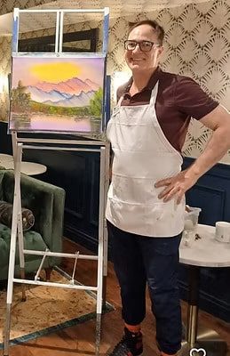 Wes Day Paints oil paint class